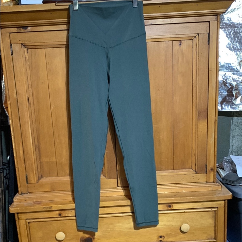 Aerie High-Waisted Green Leggings